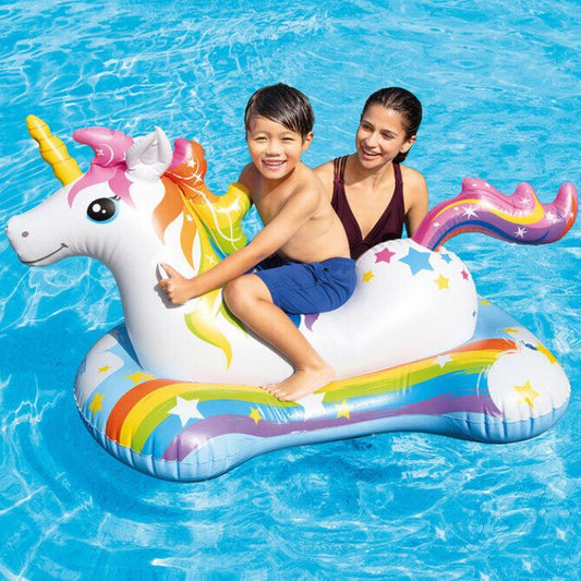 Intex Magical Unicorn Ride-On Inflatable Pool Float 57552NP
