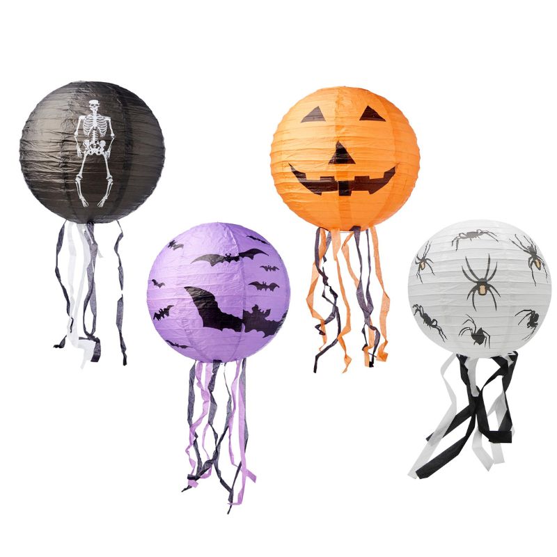 Halloween Round Paper Lanterns