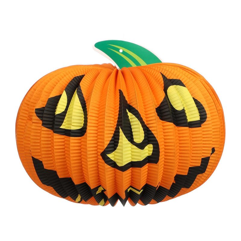 Honeycomb Open up Pumpkin Paper Decoration