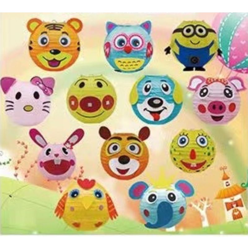 DIY Kids LED Paper Lantern Set