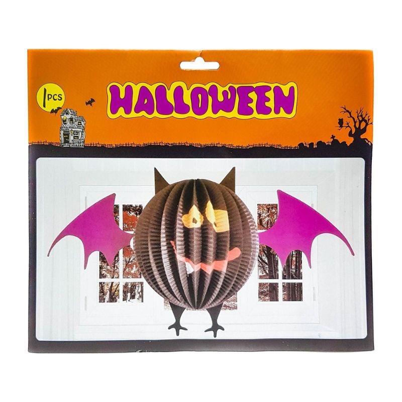 Honeycomb Open up Bat Paper Decoration
