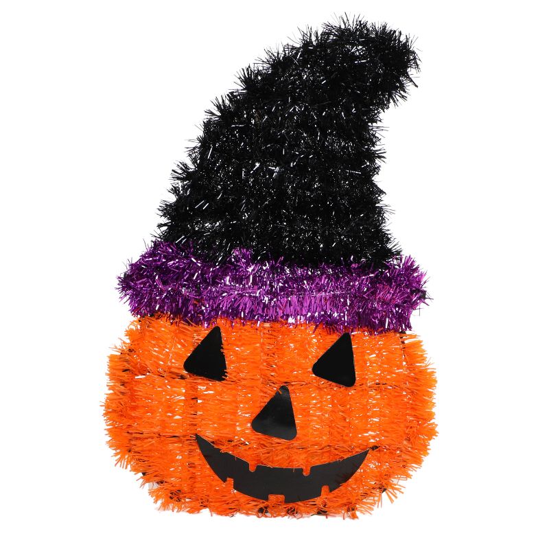 Tinsel Hanging Halloween Pumpkin