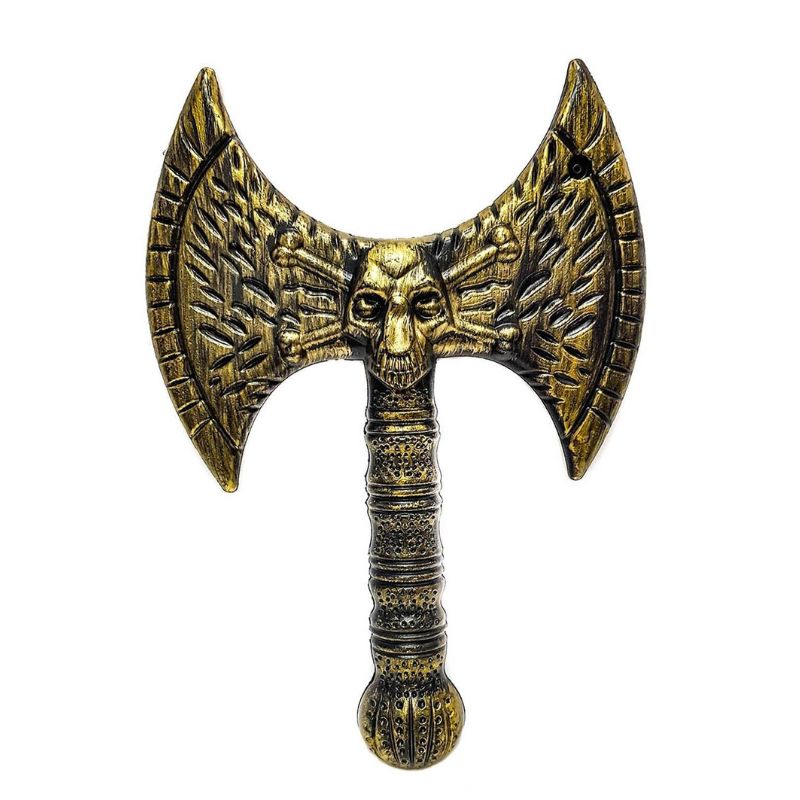 Golden Weapon Prop (Twin Sided Axe)