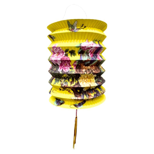 Traditional Floral Paper Lantern 12pcs