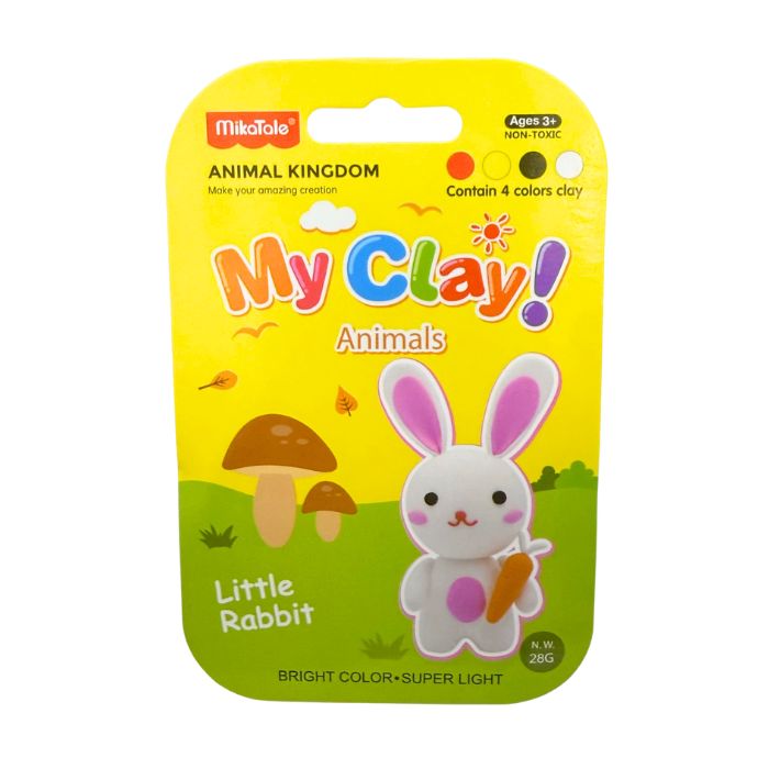 Mikatale Air-Dry Clay Kit (Animal Kingdom)