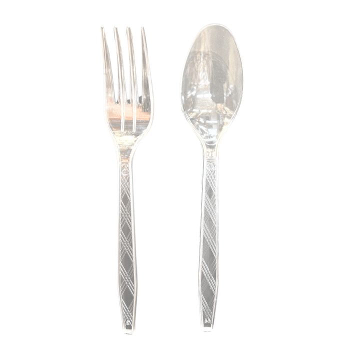 7inch Solid Color Plastic Cutlery (20pc)