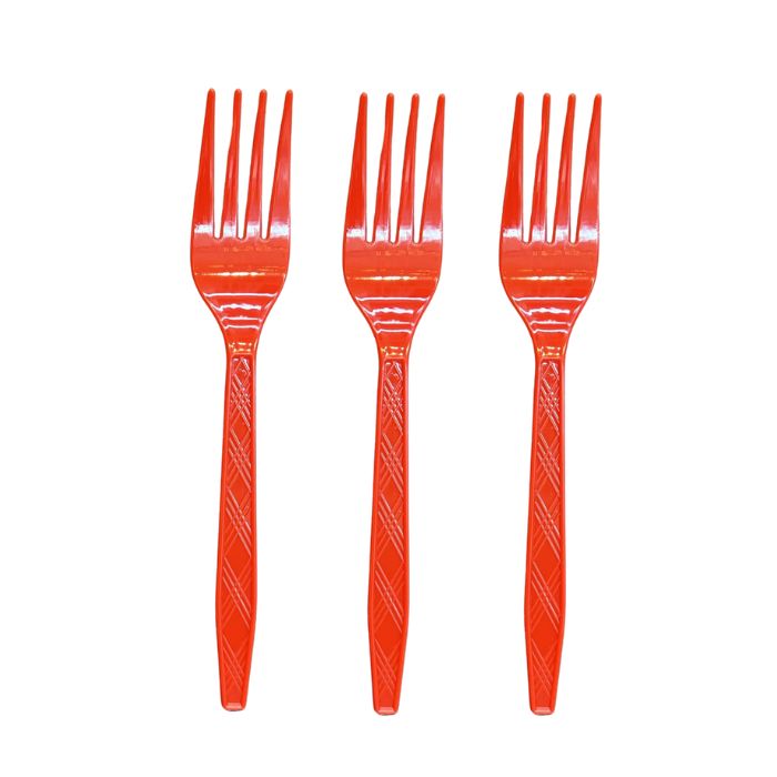 7inch Solid Color Plastic Cutlery (20pc)