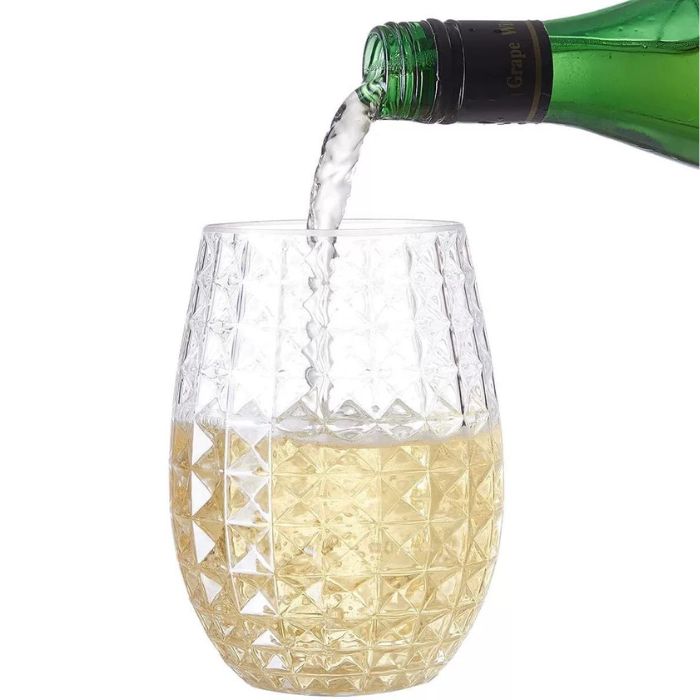 12oz Diamond Designed Plastic PET Cup