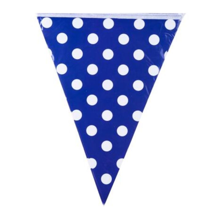Polka Dots Triangle Bunting (Assorted Color)