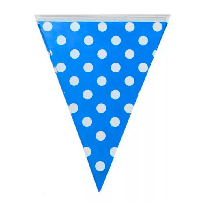 Polka Dots Triangle Bunting (Assorted Color)