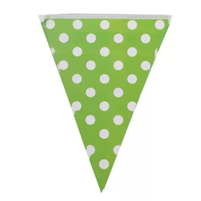 Polka Dots Triangle Bunting (Assorted Color)