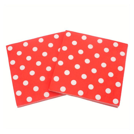 Polka Dot Square Napkins
