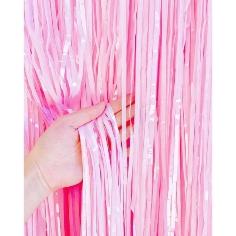Gender Reveal Tinsel Backdrop