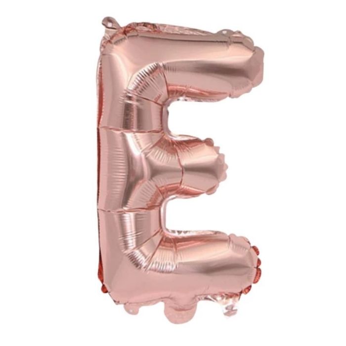 Mini Rose Gold Alphabet Foil Balloon