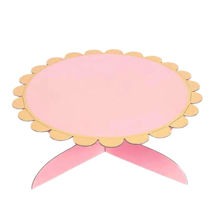 Scallop Edge Single Tier Cupcake Stand