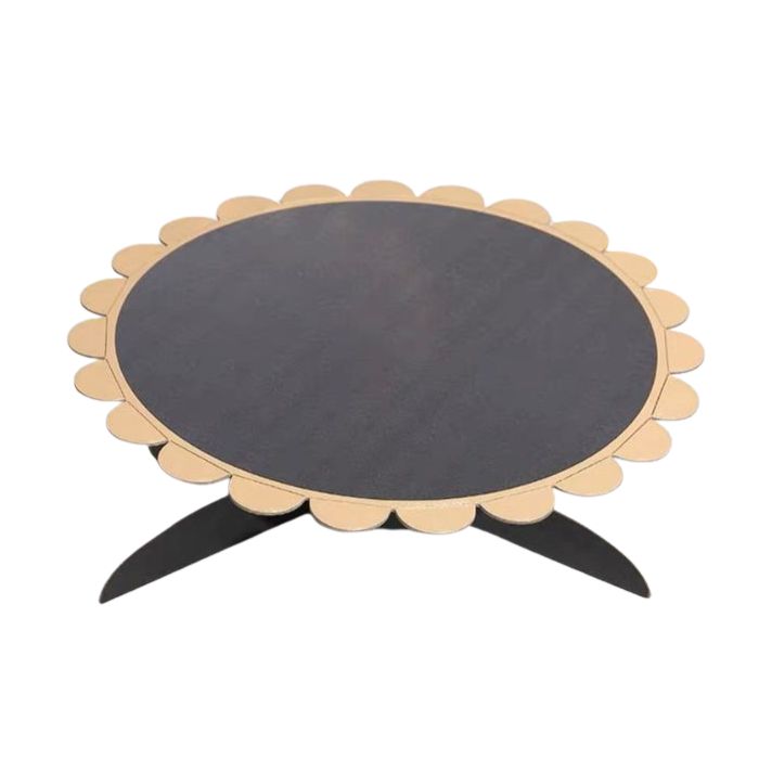 Scallop Edge Single Tier Cupcake Stand