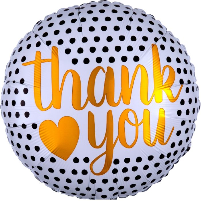 18 Inch Thank You Round Foil Balloon A35649
