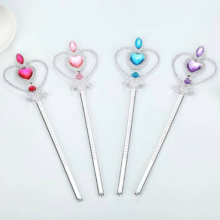 Princess Jewel Tiara Wand Set