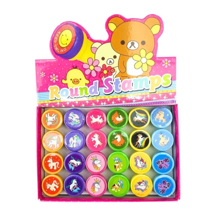 Assorted Round Stamp (24pcs)