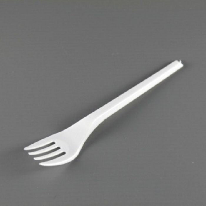 White Plastic Utensils (50pc)