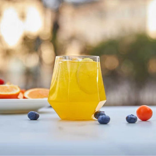 12oz Hexagon Plastic PET Cups (6pcs)