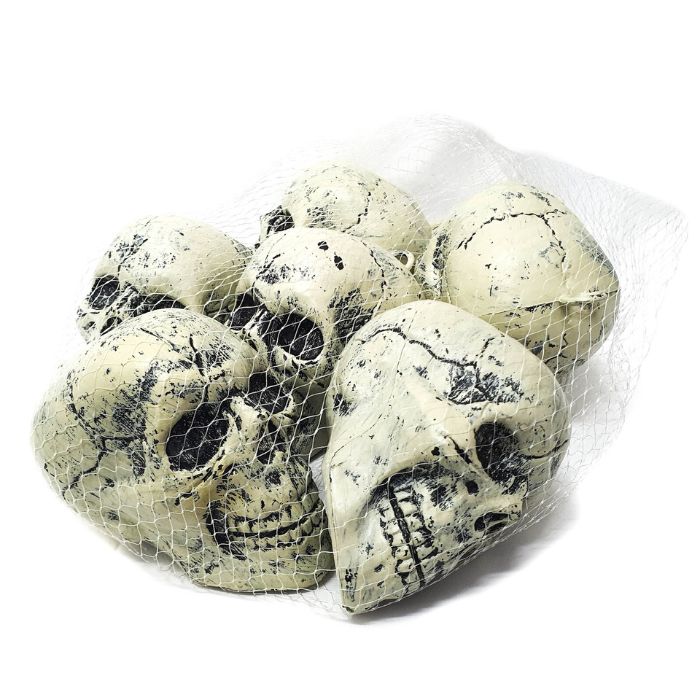 12cm Skull Decoration Props Set (6pc)