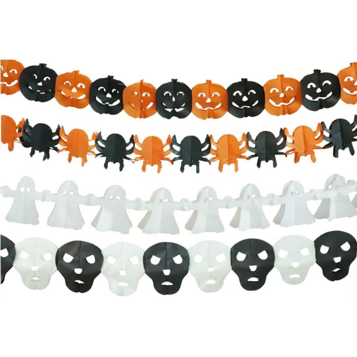Halloween Paper Pull Out Garland (assorted)