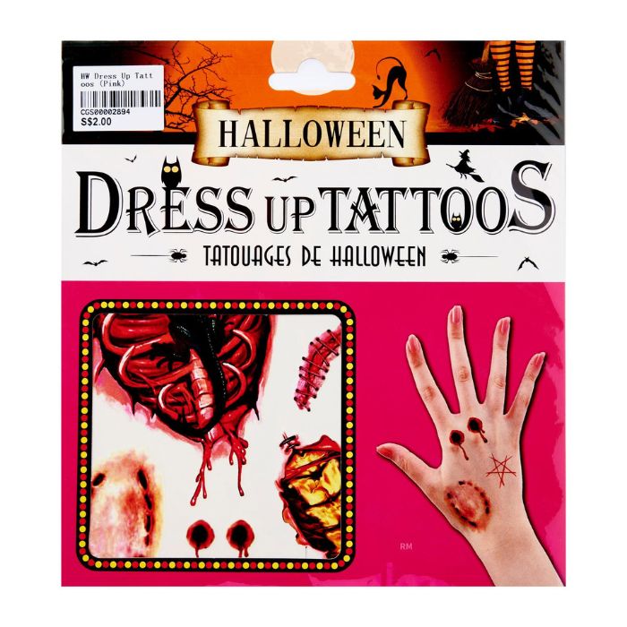 Halloween Dress Up Tattoos (Assorted)