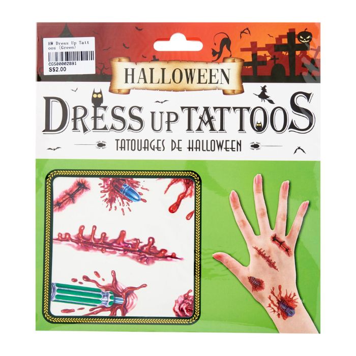 Halloween Dress Up Tattoos (Assorted)