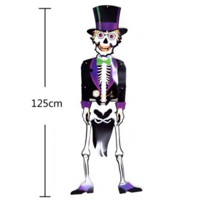 1.25m Hanging Skeleton Decoration