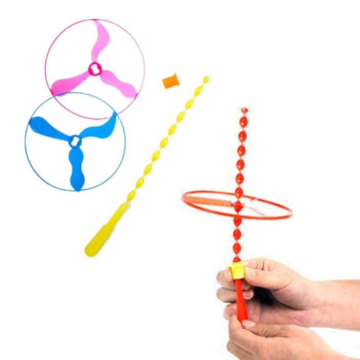 Giant Helicopter Propeller Prop Top Toy