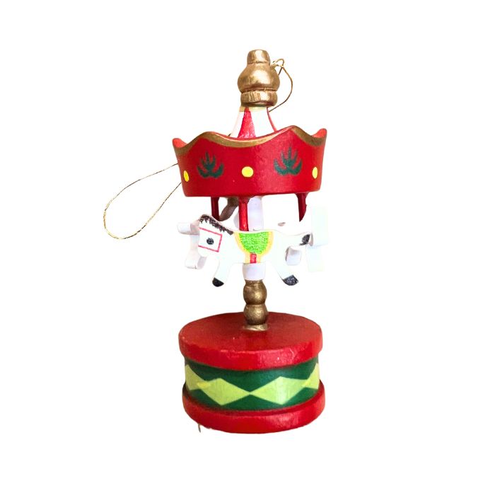 Wooden Carousel (4pcs) Y01036