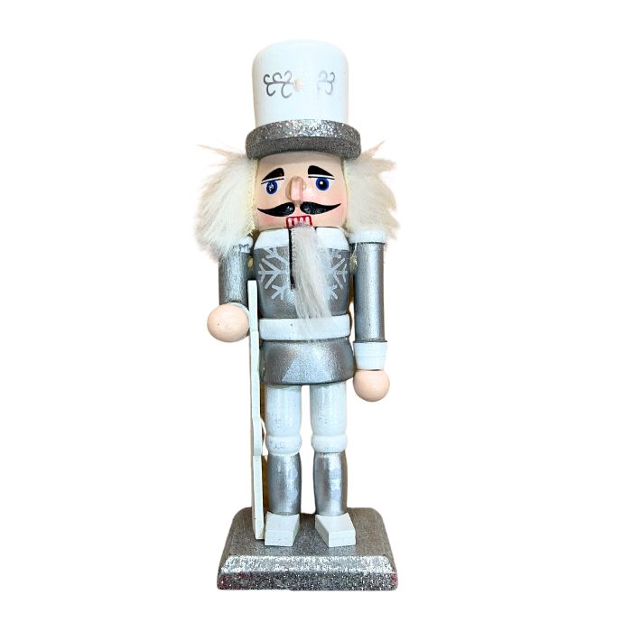 15cm Silver Nutcracker N01386