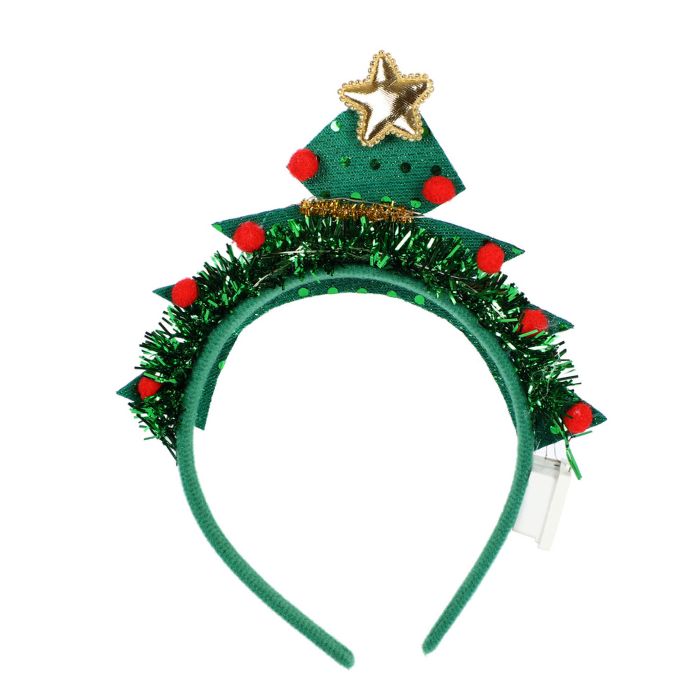 LED Christmas Tree Headband
