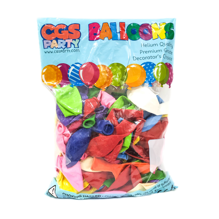 12 Inch Latex Balloon (Standard Colors)