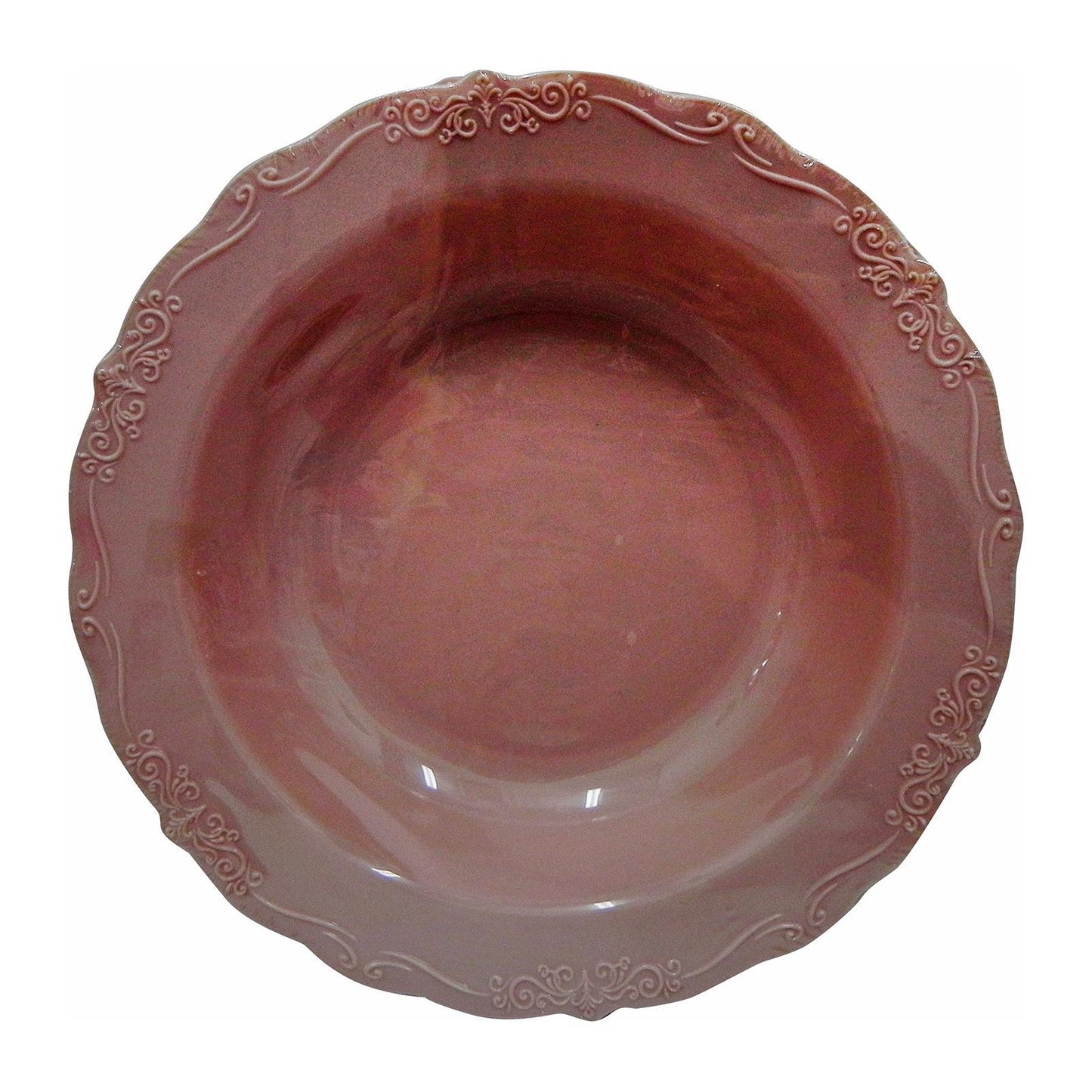 Embossed Vintage Plastic Bowls (6pcs)