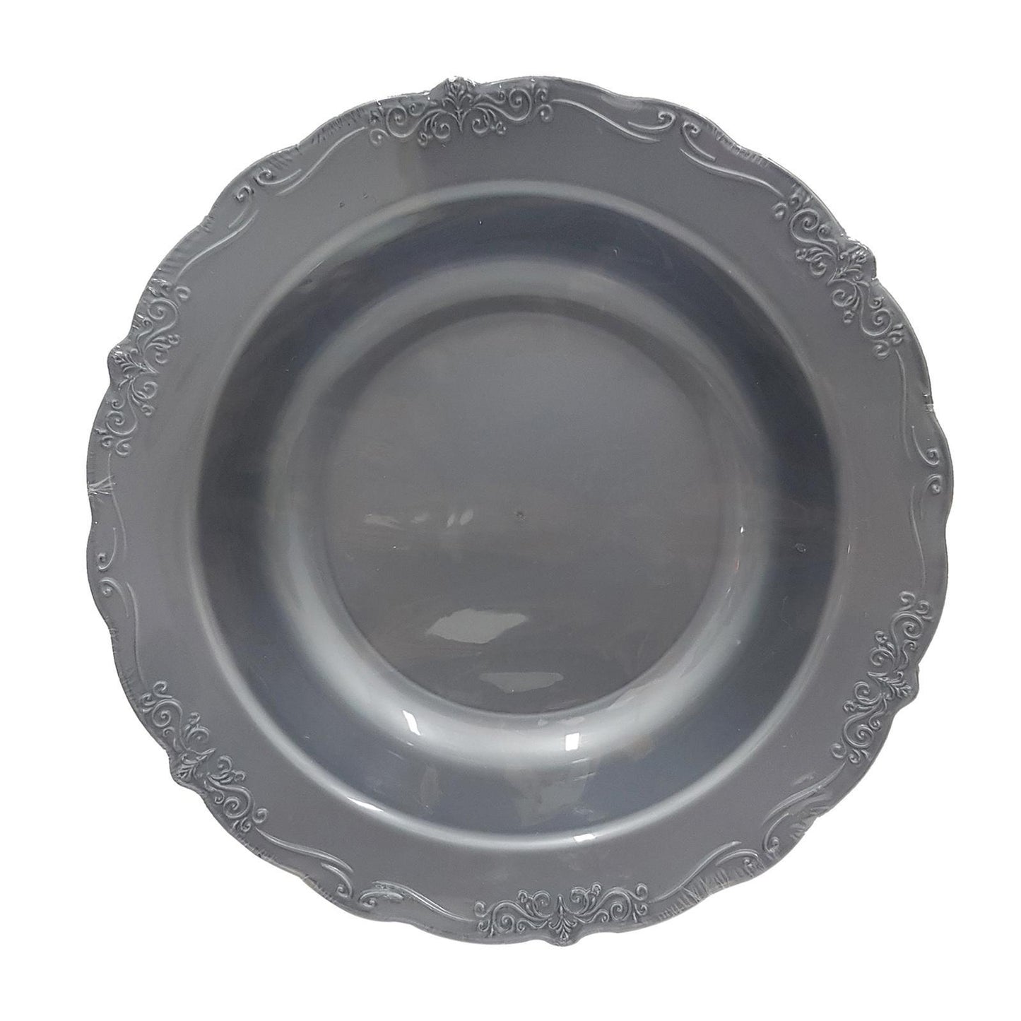 Embossed Vintage Plastic Bowls (6pcs)