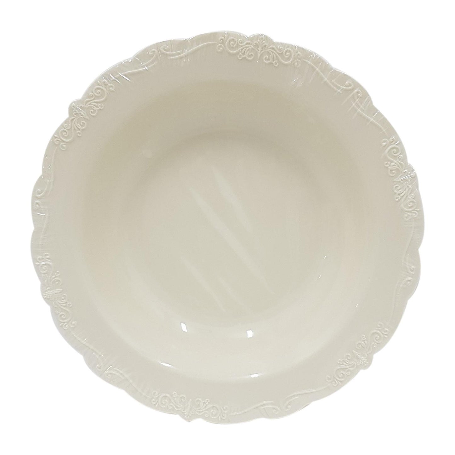 Embossed Vintage Plastic Bowls (6pcs)