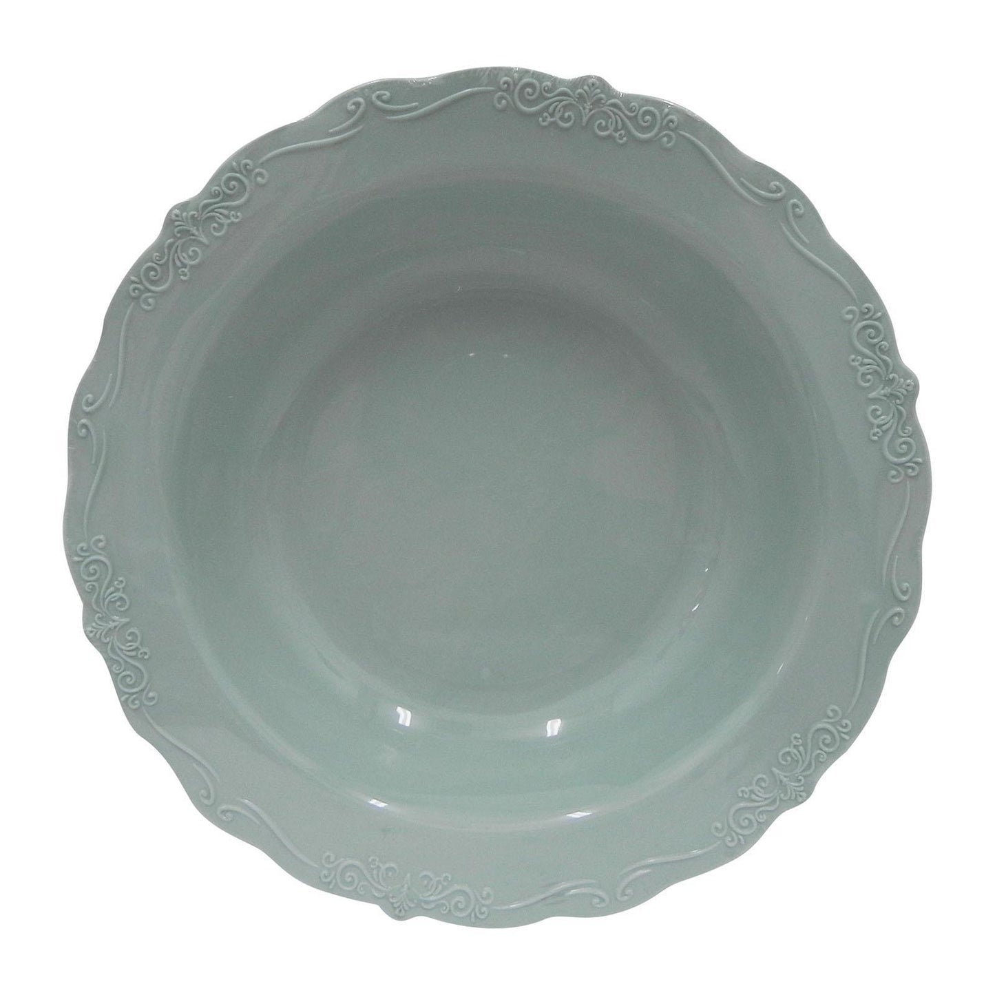 Embossed Vintage Plastic Bowls (6pcs)