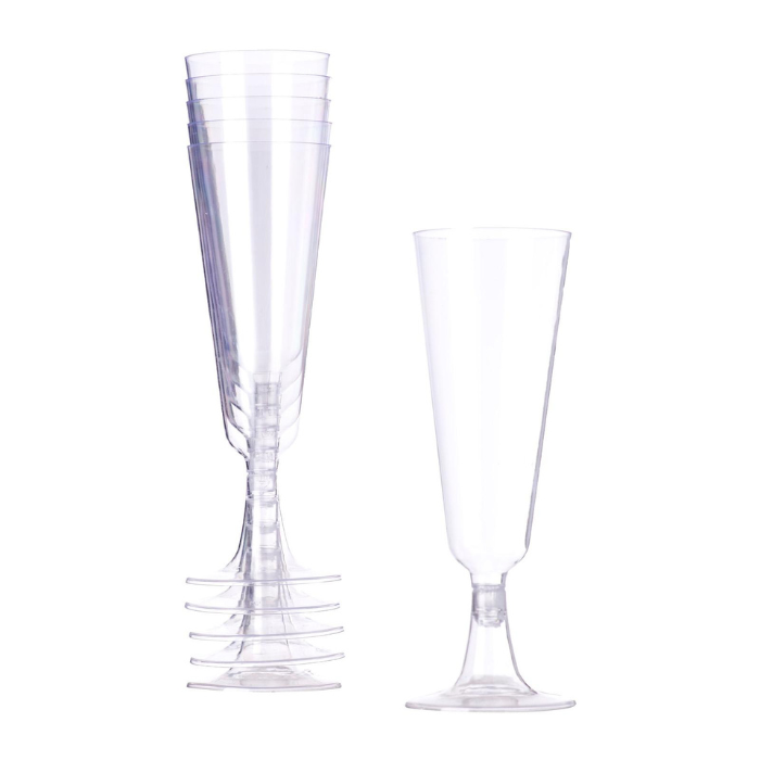 White plastic hot sale champagne flutes asda