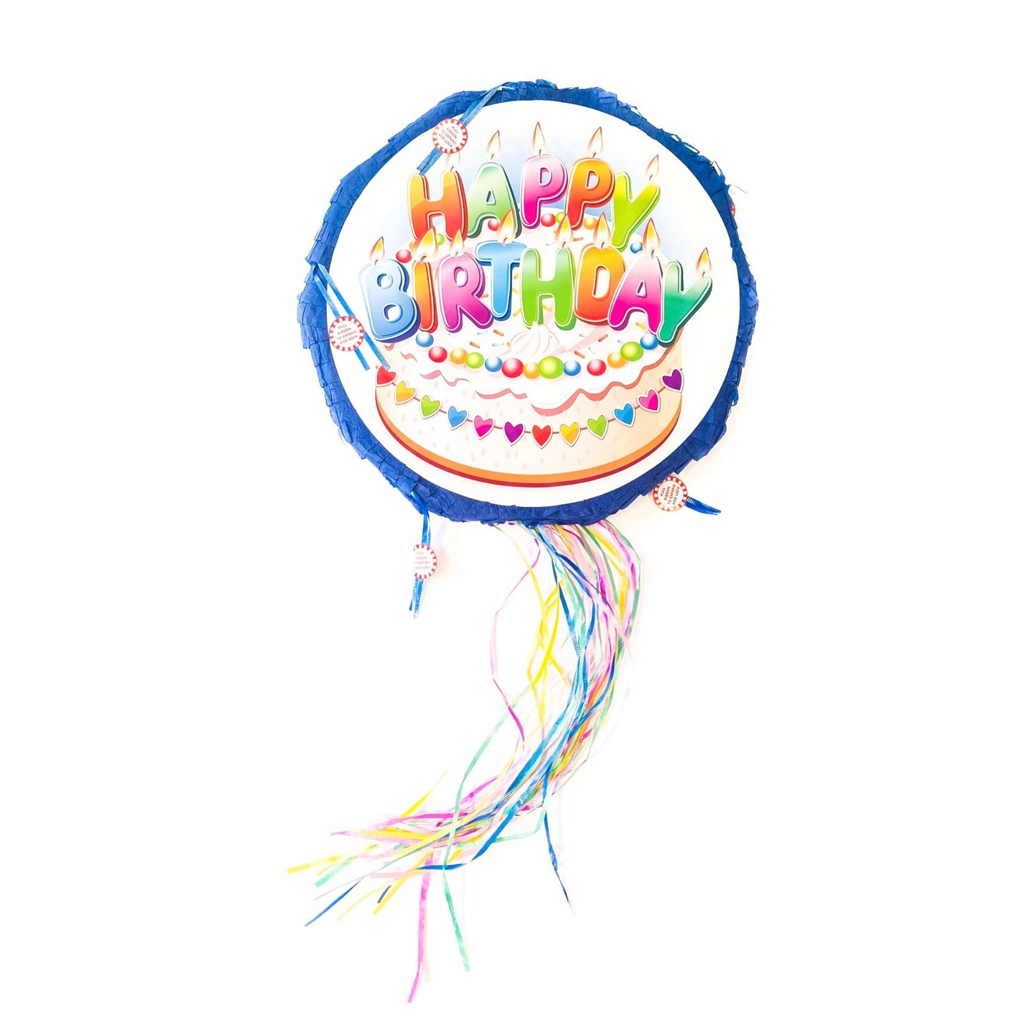 Happy Birthday Round Pinata No.6341