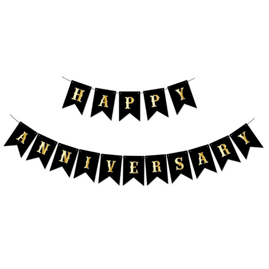 Hotstamp Happy Anniversary Banner