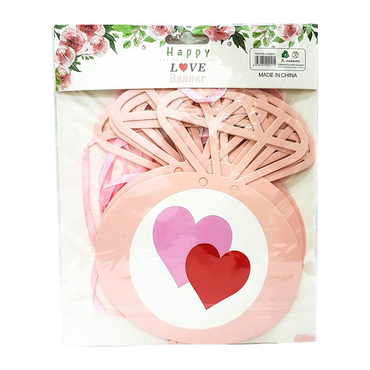 Just Married Happy Love Banner JQ90041