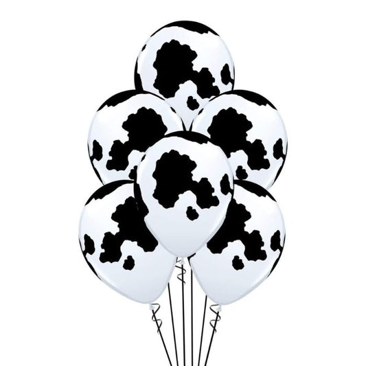 12 Inch Latex Balloon (Cow Print)