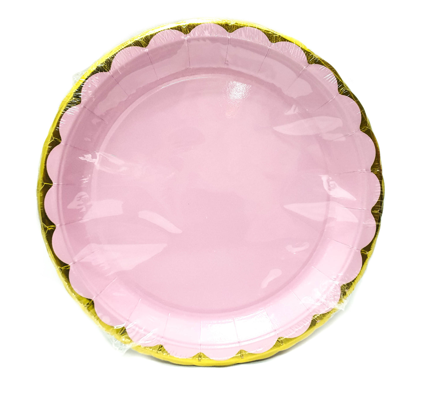 7inch Shiny Scallop Edge Paper Plates