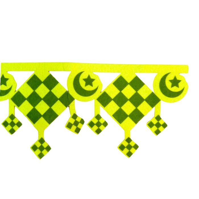 1.2m Hari Raya Non-woven Hanging Window Garland