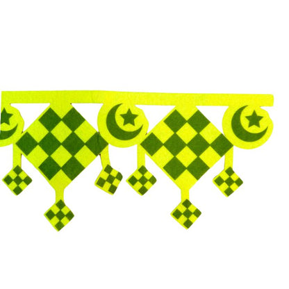 1.2m Hari Raya Non-woven Hanging Window Garland