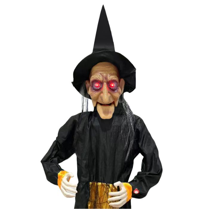 1.7m Halloween Witch With Sound and Lights
