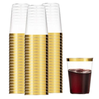 10oz Hotstamp Transparent Plastic Cup 10pcs