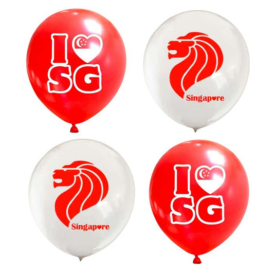 12 Inch Assorted Singapore Latex Balloons